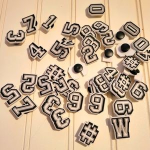 Shoe Charms - Number bundle